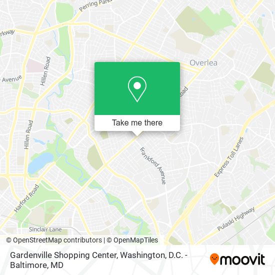 Mapa de Gardenville Shopping Center