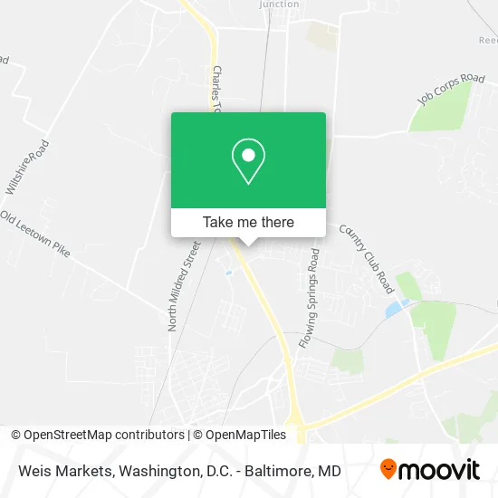 Weis Markets map