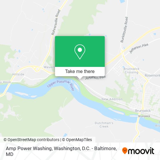 Amp Power Washing map