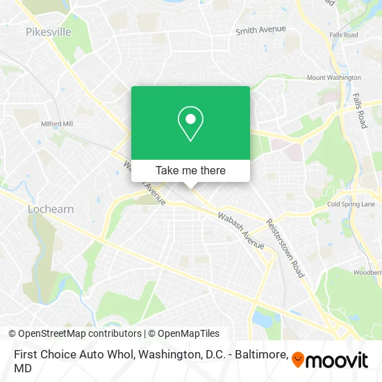 Mapa de First Choice Auto Whol