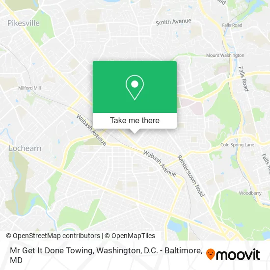 Mr Get It Done Towing map
