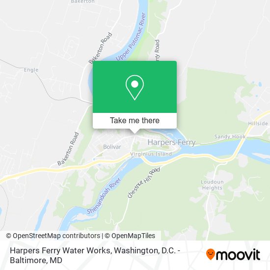 Harpers Ferry Water Works map