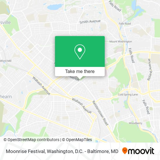 Moonrise Festival map