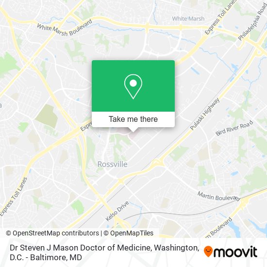 Dr Steven J Mason Doctor of Medicine map