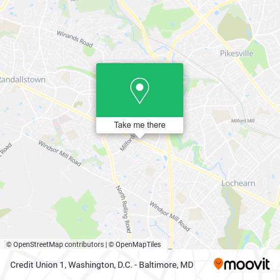 Credit Union 1 map