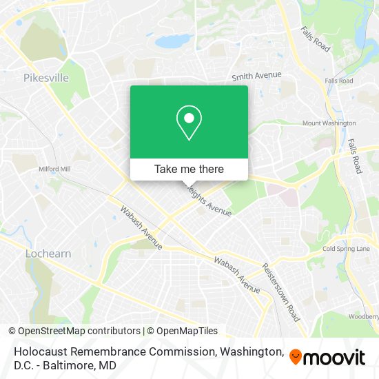 Holocaust Remembrance Commission map