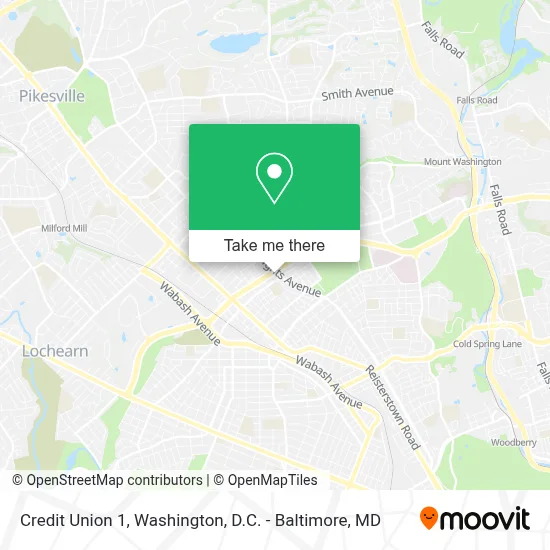 Credit Union 1 map