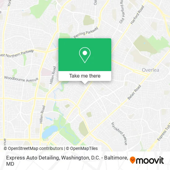 Express Auto Detailing map