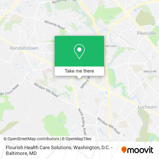 Flourish Health Care Solutions map