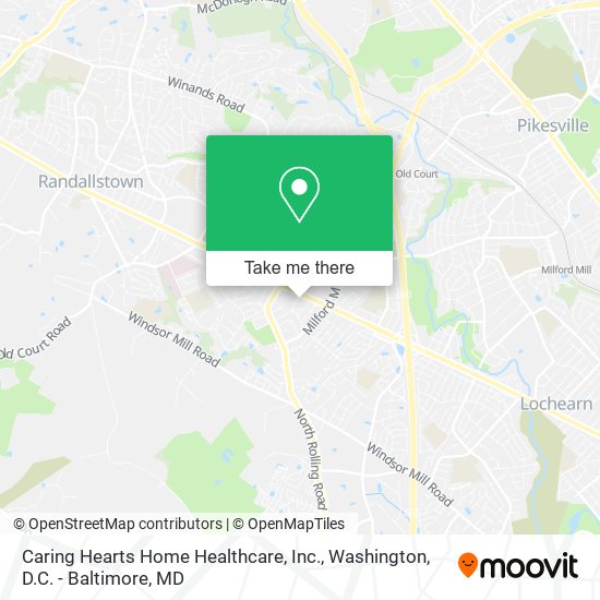 Caring Hearts Home Healthcare, Inc. map