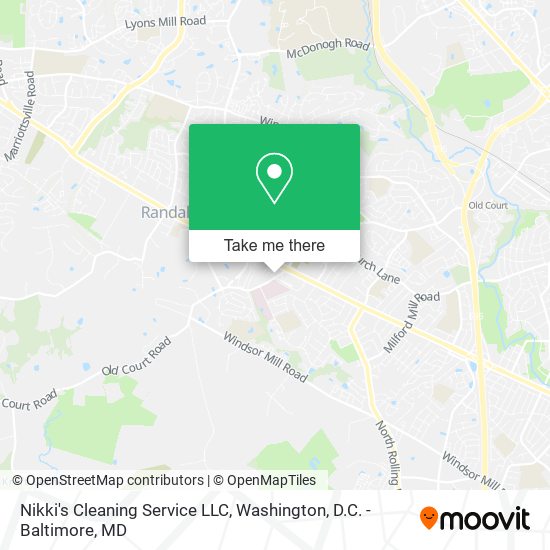 Mapa de Nikki's Cleaning Service LLC