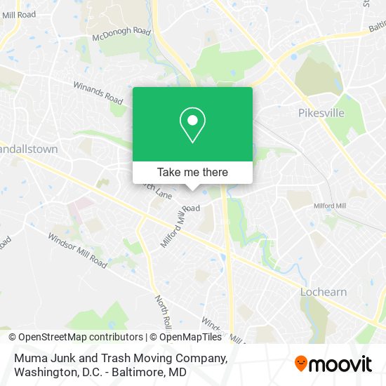 Muma Junk and Trash Moving Company map