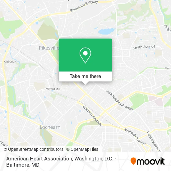 Mapa de American Heart Association