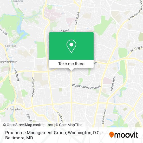 Prosource Management Group map