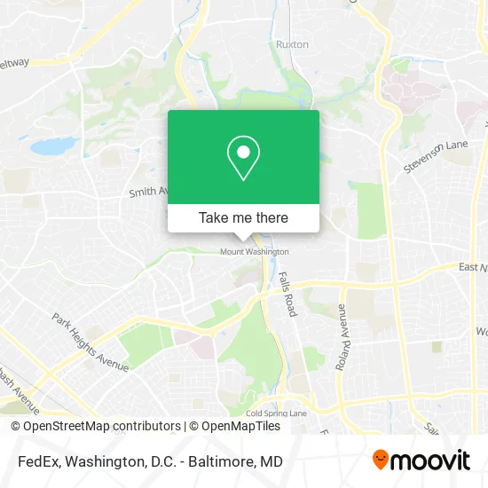 Mapa de FedEx
