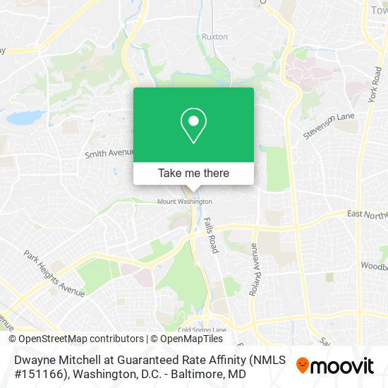Dwayne Mitchell at Guaranteed Rate Affinity (NMLS #151166) map