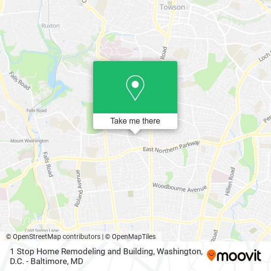 Mapa de 1 Stop Home Remodeling and Building