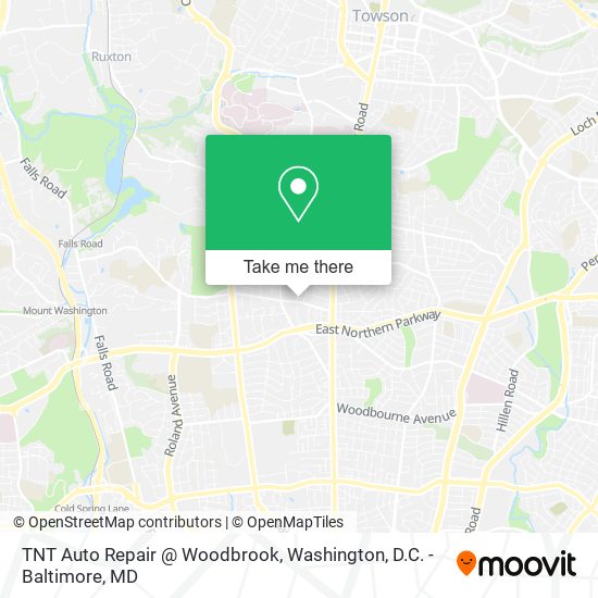 TNT Auto Repair @ Woodbrook map