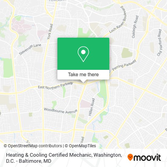 Heating & Cooling Certified Mechanic map