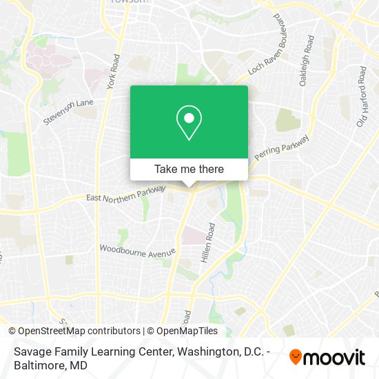 Savage Family Learning Center map