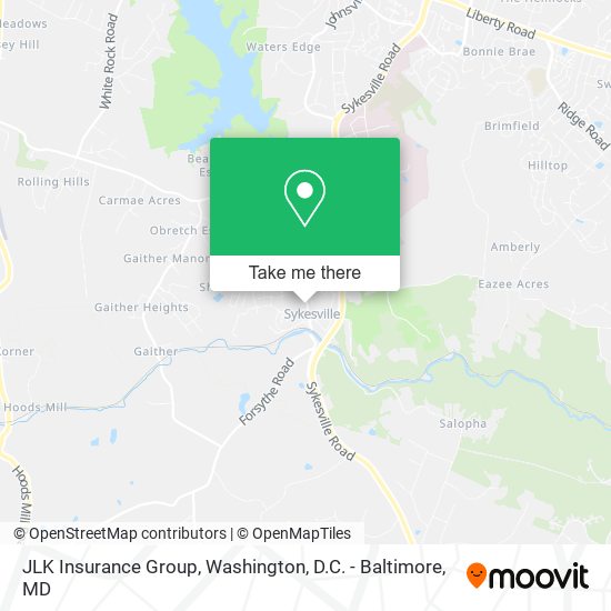 JLK Insurance Group map