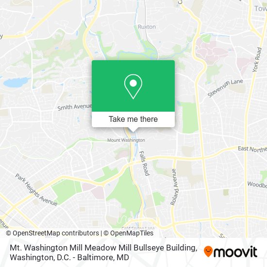 Mapa de Mt. Washington Mill Meadow Mill Bullseye Building