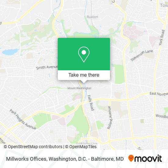 Millworks Offices map