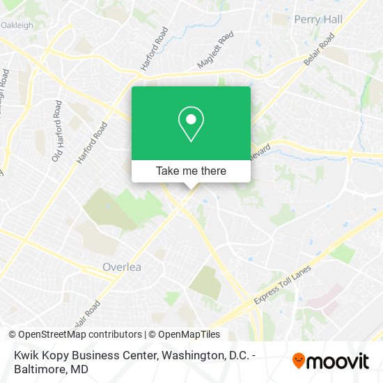 Mapa de Kwik Kopy Business Center