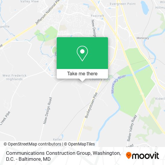 Mapa de Communications Construction Group