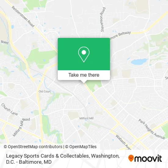 Legacy Sports Cards & Collectables map