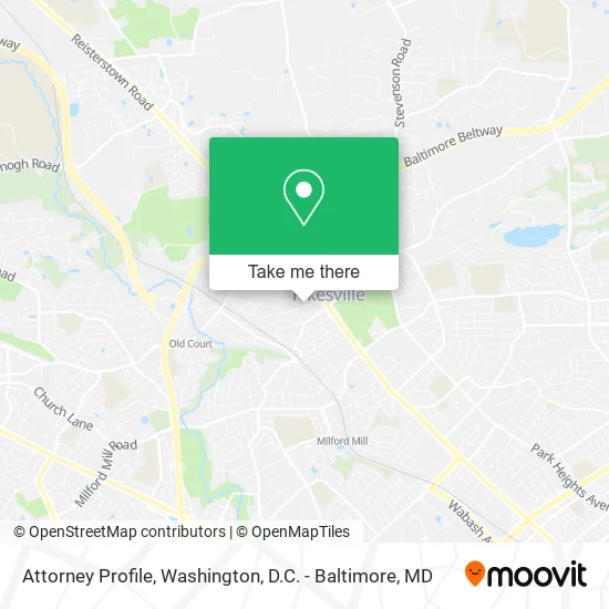 Attorney Profile map