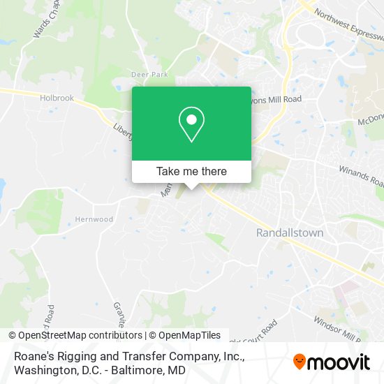 Roane's Rigging and Transfer Company, Inc. map