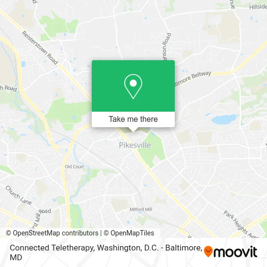 Connected Teletherapy map