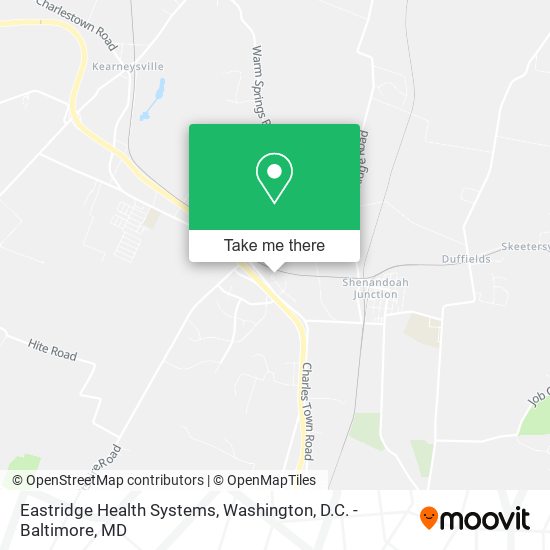 Eastridge Health Systems map