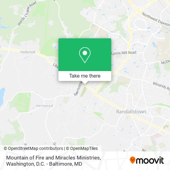 Mountain of Fire and Miracles Ministries map
