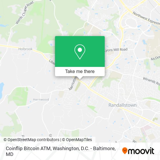 Coinflip Bitcoin ATM map