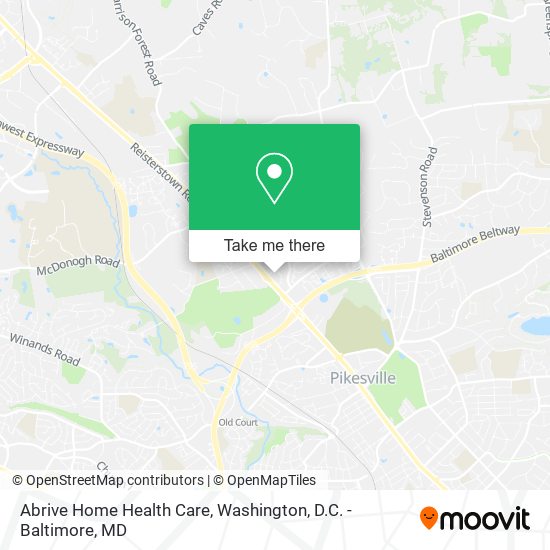 Abrive Home Health Care map