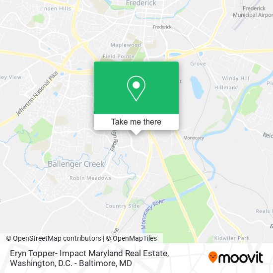 Eryn Topper- Impact Maryland Real Estate map