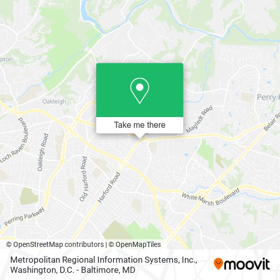 Metropolitan Regional Information Systems, Inc. map