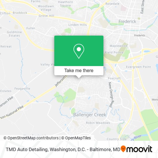TMD Auto Detailing map