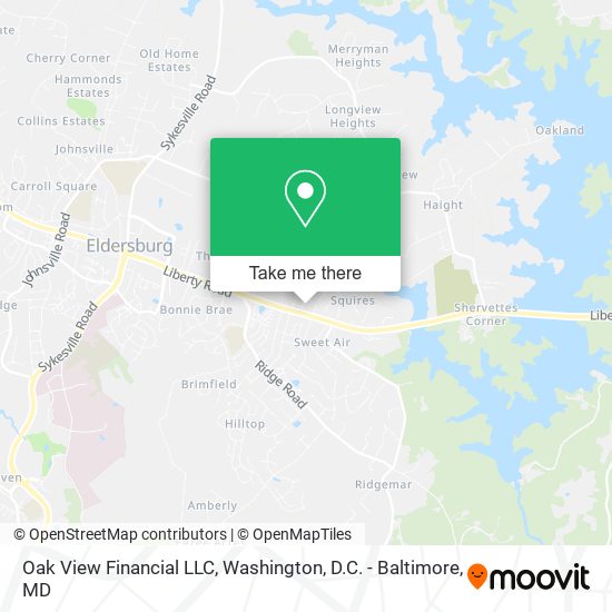 Mapa de Oak View Financial LLC