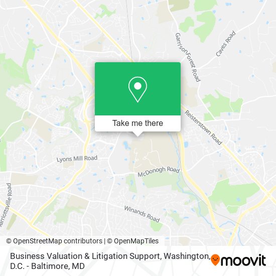 Business Valuation & Litigation Support map