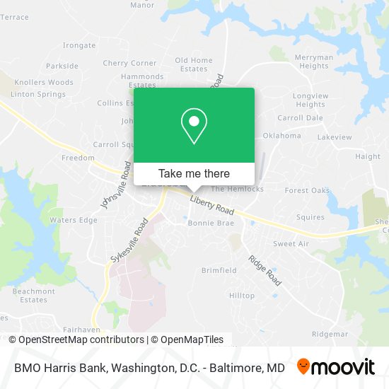 BMO Harris Bank map