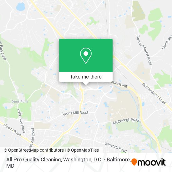 Mapa de All Pro Quality Cleaning