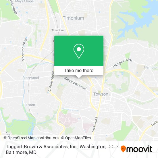 Taggart Brown & Associates, Inc. map