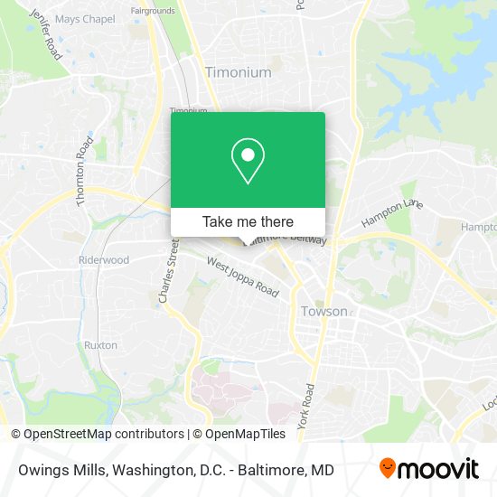 Owings Mills map