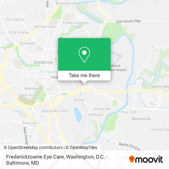 Mapa de Fredericktowne Eye Care