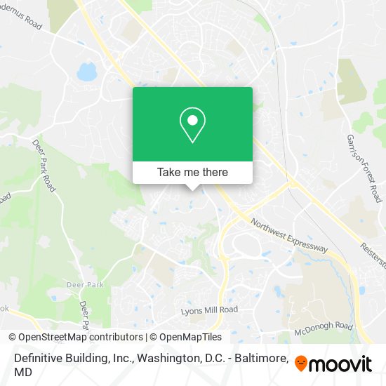 Definitive Building, Inc. map