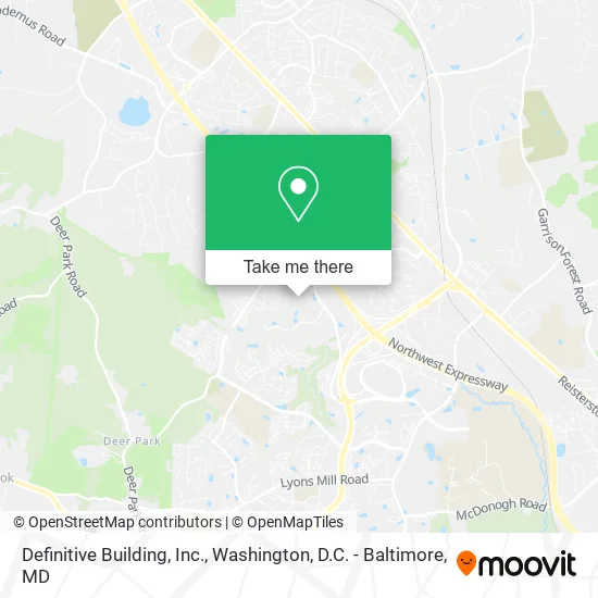 Definitive Building, Inc. map