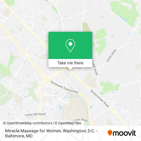 Miracle Massage for Women map